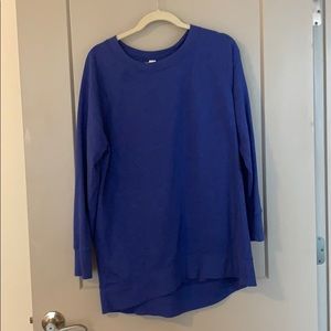 sweatshirt tunic